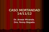 CASO MORTANDAD 14/11/12 Dr. Anwar Miranda. Dra. Fanny Bogado.