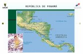 REPÚBLICA DE PANAMÁ. Características Generales de Panamá  Posee un territorio de 75,517 (km2)  Población de 3.172.360 habitantes (2004),  Densidad.