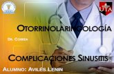 Complicaciones Sinusitis Ppt Aviles
