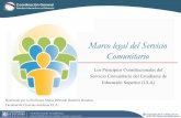 Los Principios Constitucionales del Servicio Comunitario del Estudiante de Educación Superior (ULA)