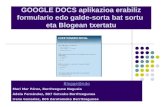 Google Docs-en formulario bat sortu