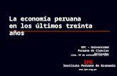 1 Lima, 07 de setiembre del 2004 IPE Instituto Peruano de Economía Instituto Peruano de EconomíaIPE  UPC – Universidad Peruana de Ciencias.