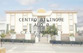 CENTRO BILINGÜE AÑO 0 C.E.I.P. MENÉNDEZ Y PELAYO.