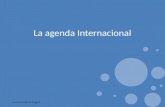 La agenda Internacional Luis Fernando de Angulo1.