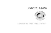 MGV 2012-2050 Calidad de Vida toda la Vida. Vision ISS – International Senior Solutions SIAM – Soluciones Internacionales para Adultos Mayores Información.