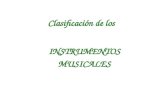 Clasificación De Los Instrumentos Musicales