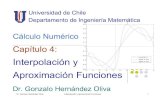 Capitulo 4 Interpolacion Aproximacion de Funciones MA 33A