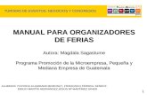 Manual de Organizadores de Ferias 24/04/2012