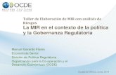 La MIR en el contexto de la política y la Gobernanza Regulatoria, Manuel Gerardo Flores