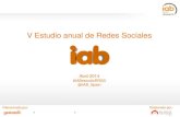 V Estudio anual de redes sociales de iab Spain