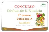 RECETARIO. 1º premio concurso de ensaladas 2ºA. 13-14