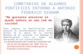 Cometarios de Algunos Pontìfices Entorno a Federico Ozanam