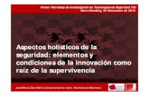 J.M. Díaz Nafría (2012): Aspectos holísticos de la seguridad: elementos y condiciones de la innovación como raíz de la supervivencia