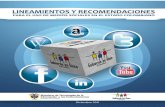 Lineamientos redes sociales entidades del estado Colombia