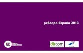 3ra edición del estudio prScope España 2013 de Grupo Consultores