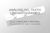 Análisis del Texto Cinematográfico
