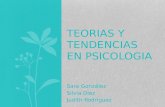 Teorías y tendencias en Psicología