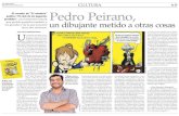 Entrevista Pedro Peirano en El Mercurio