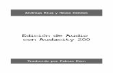 Edición audio Audacity 2.0