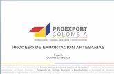 Proceso exportador  expoartesanias 2013