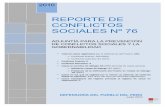 Conflictos Sociales Perú - Junio 2010