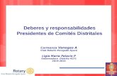 Rotary Distrito 4271 Funciones Comités Distritales