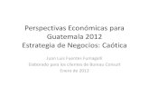 Guatemala 2012 Perspectivas Económicas