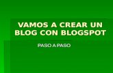 Vamos A Crear Un Blog Con Blogspot