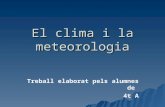 PRESENTACIÓ CLIMA I METEOROLOGIA