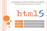 Proyecto de Topicos II - HTML5