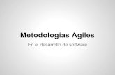 Metodologías ágiles   desarrollo de software