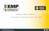 Kemp Technologies - Load Master Series - Webminar en Español