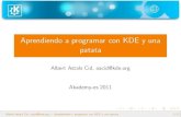Aprende a programar con KDE y una patata