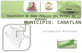 Canatlán - Inventario de Obra Pública 2004 - 2010