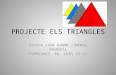 Projecte els triangles