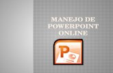 Manejo de power point online