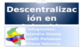 La descentralización en colombia
