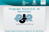 Programa Distrital de Reciclaje [UAESP]