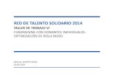 VI Taller Talento Solidario:Fundraising donantes individuales.Optimización de resultados.