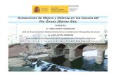 Actuaciones de mejora y de defensa en los Cauces del Riu Girona.