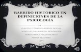 Barrido histórico en definiciones de la psicología