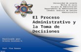 Proceso Administrativo y Toma de Decisiones