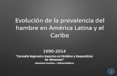 Evolución de la prevalencia del hambre en América Latina y el Caribe (Adoniram Sanches)