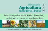 Pérdidas y desperdicio de alimentos, nutrición y consumo en Argentina (Natalia Basso)