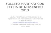 Folleto mary kay con fecha de nov enero 2013