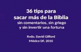 36 tips para sacar más de la biblia