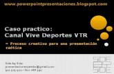 Presentaciones Power Point Para Empresas: Ejemplo Vive Deportes VTR Chile