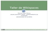 Creación de contenidos: wikispaces