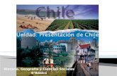 Unidad Presentación de Chile Sexto Básico