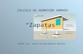 CALCULO DE HORMIGÓN ARMADO "ZAPATAS"